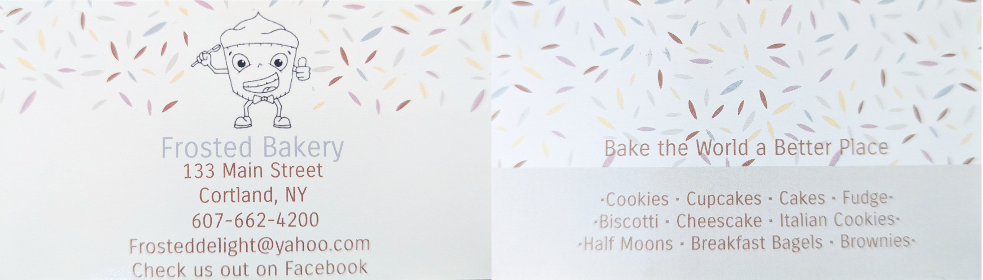 Frosted Bakery Advertisement